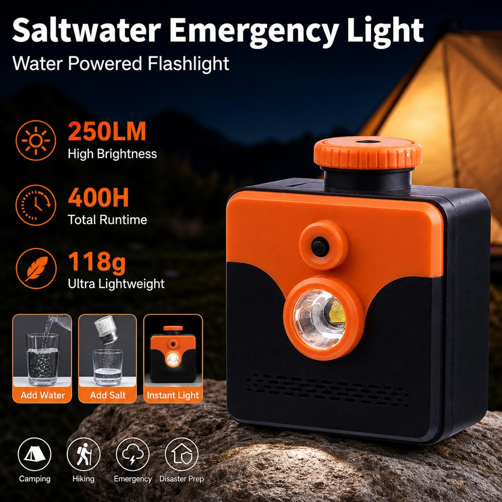 Outdoor Lighting Guide - Salt Water Powered Emergency LED Light