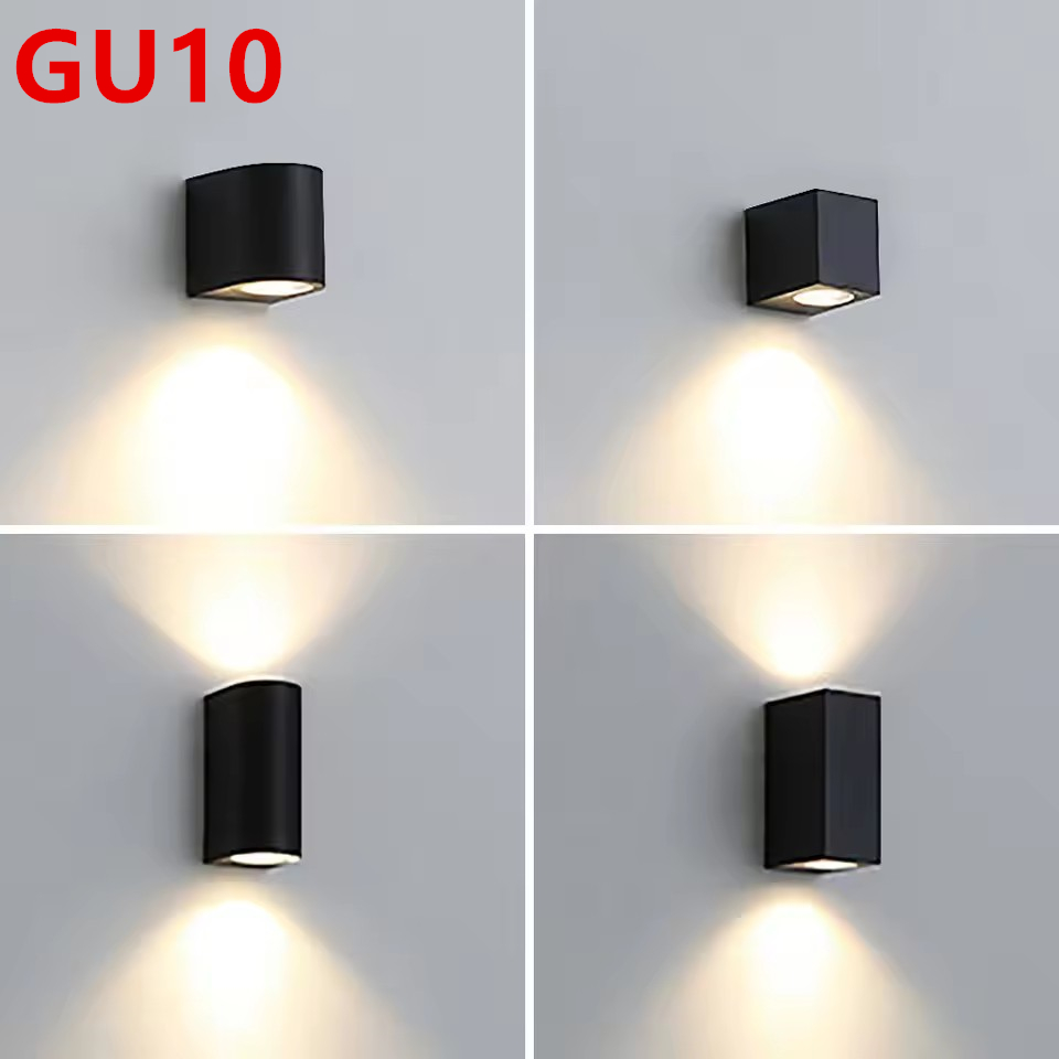 Xl Outdoor Lighting - GU10 Simple Modern Wall Light For