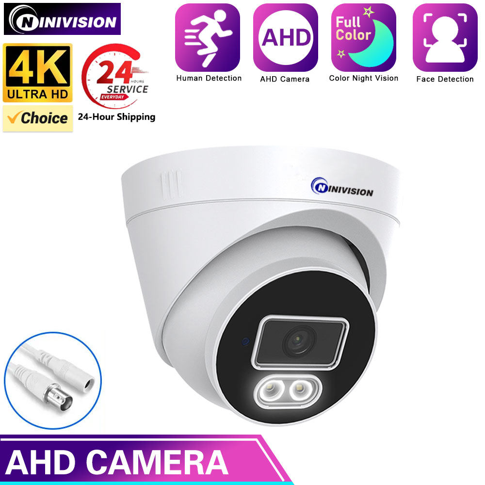 Outdoor Lighting Wire - 4K 8MP 24H Full Color Night