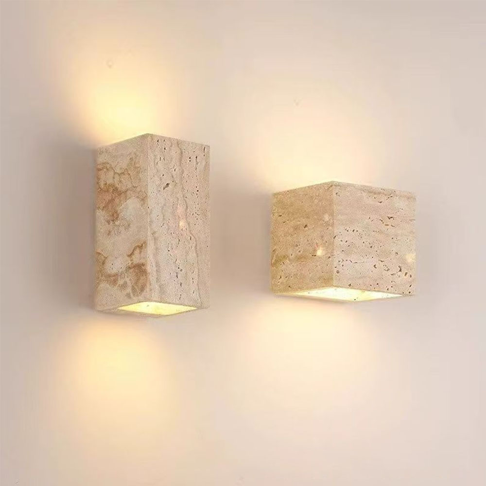 Xl Outdoor Lighting - Natural Stone Wall Lamp IP65 Outdoor
