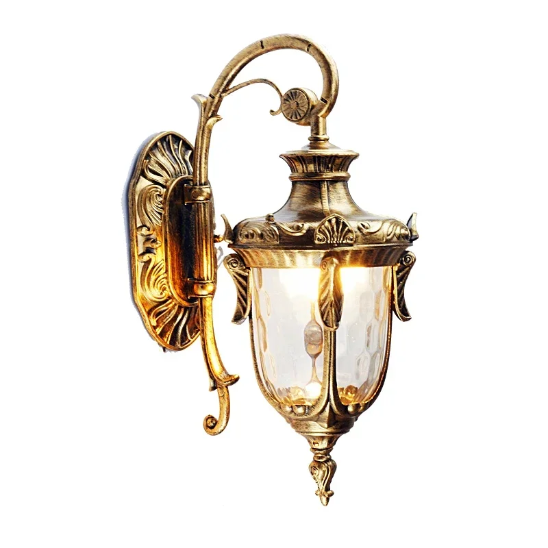 Outdoor Lighting Restaurant - Retro European waterproof wall lamp E27