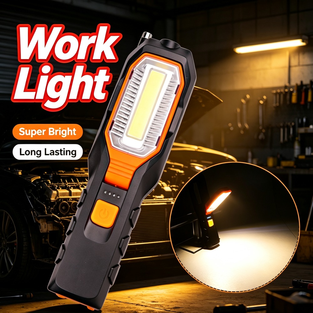 Outdoor Lighting Guide - New LED Work Light Built‑in Battery