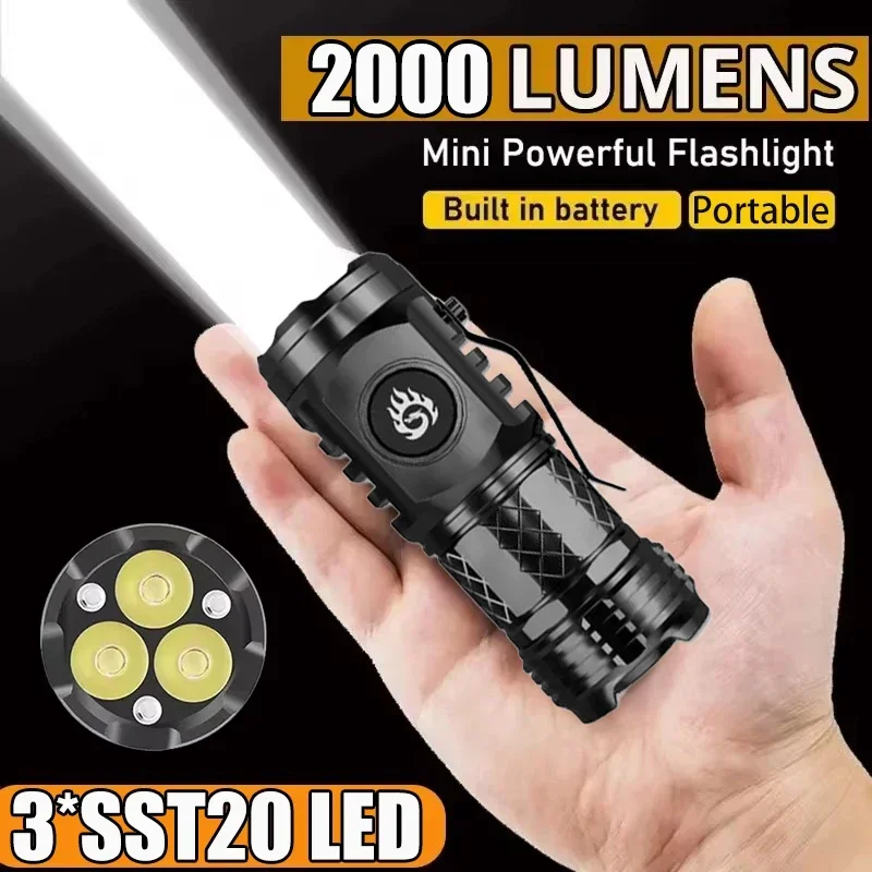 Outdoor Lighting Guide - High Strong Power Tactical Flashlight 3LED