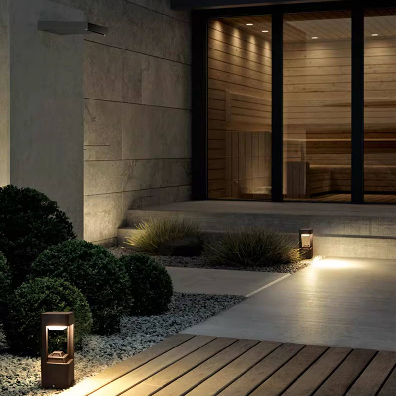 Luminous floor lamp courtyard  - Outdoor Lighting For Garden ulasan dan harga
