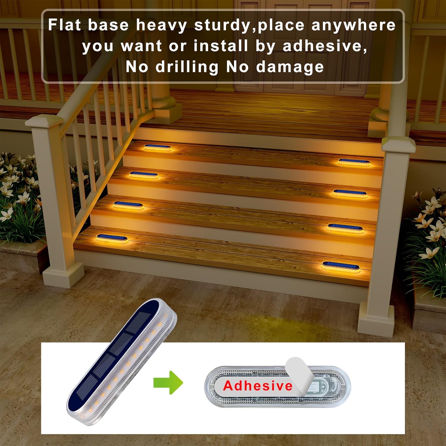 5 Years Lifespan Solar LED Ste - Outdoor Lighting On Stairs ulasan dan harga