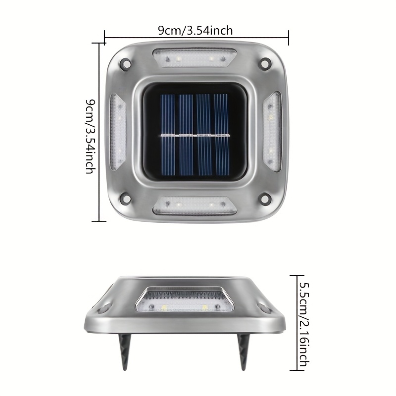 8Pcs Solar Path Lights Outdoor - Outdoor Lighting On Stairs ulasan dan harga
