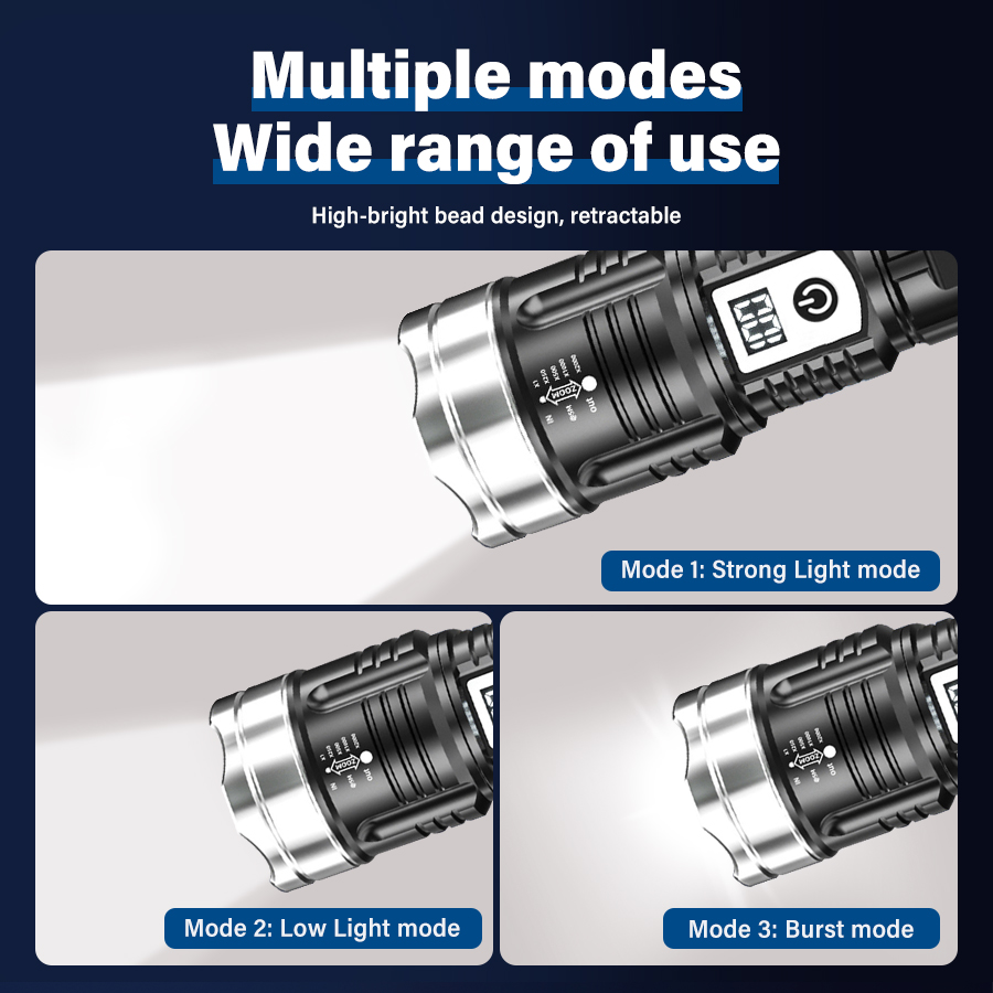 High Power 200000LM LED Flashl - Outdoor Lighting Usa ulasan dan harga