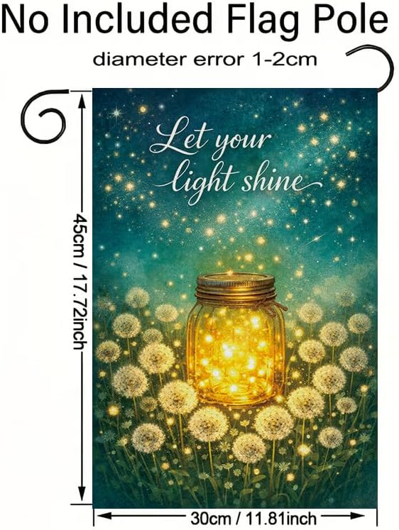 Garden Flag 12x18 Inch, Let Yo - Outdoor Lighting For Your Yard ulasan dan harga