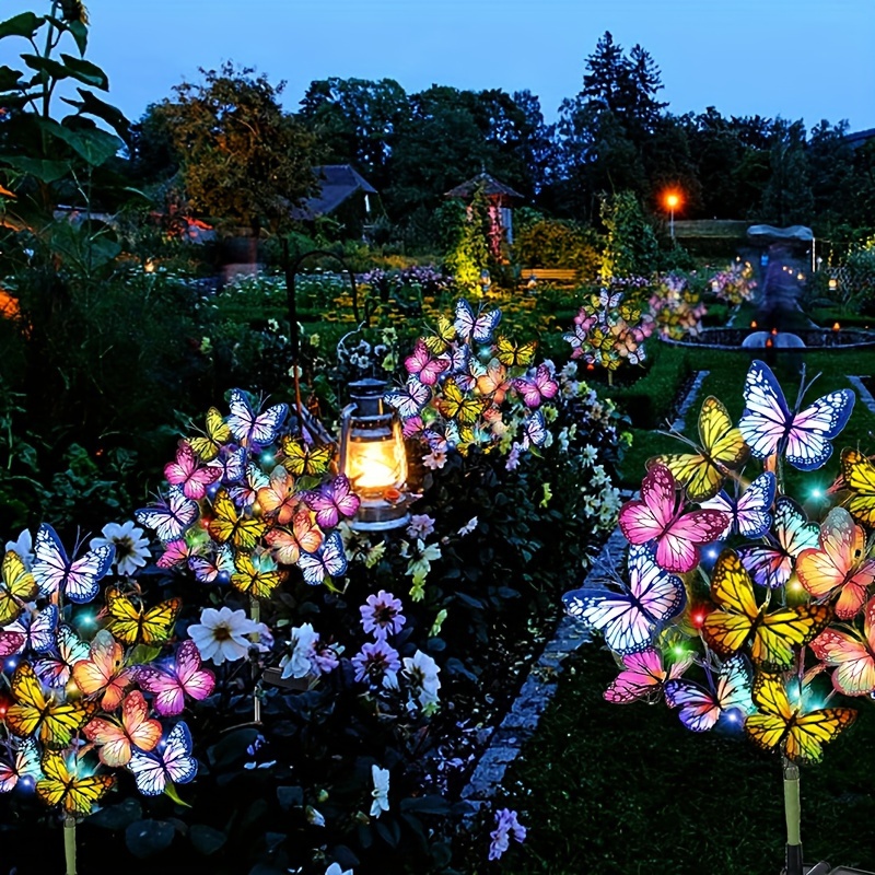 Solar LED Butterfly Garden Lig - Outdoor Lighting Wire ulasan dan harga