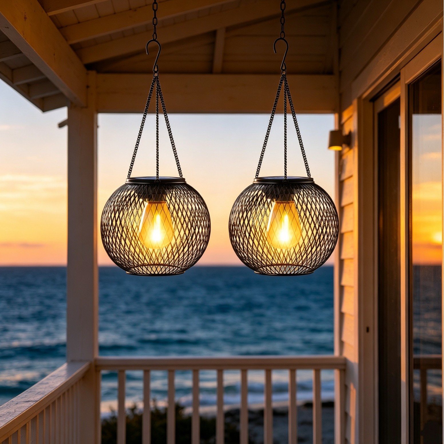 Solar Powered LED Hanging Floo - Outdoor Lighting Guide ulasan dan harga