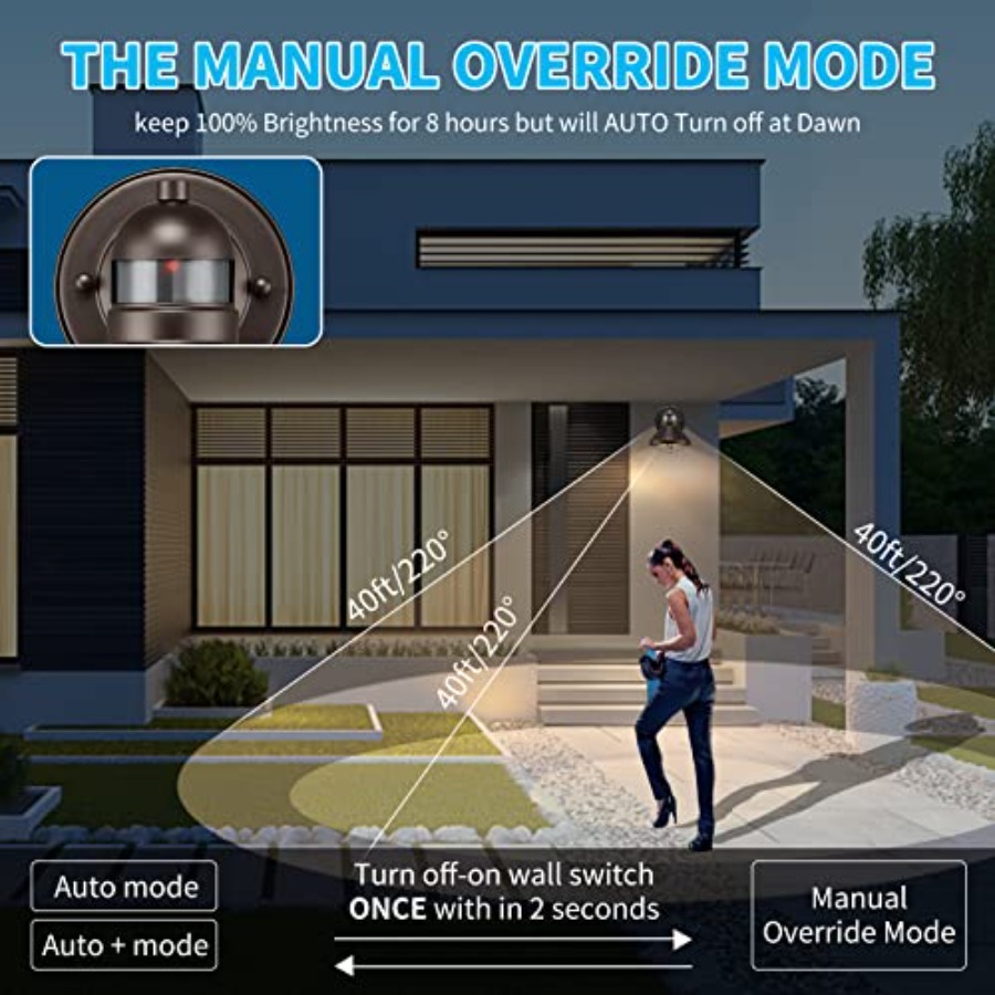 2 Pack Motion Sensor Outdoor L - Outdoor Lighting With Motion Sensor ulasan dan harga