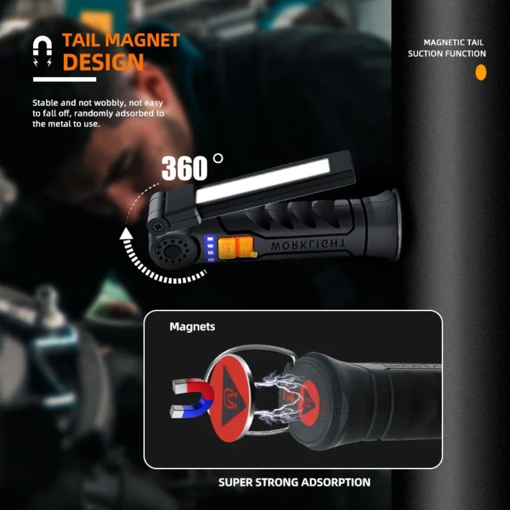 Portable COB LED Flashlight US - Outdoor Lighting Usa ulasan dan harga