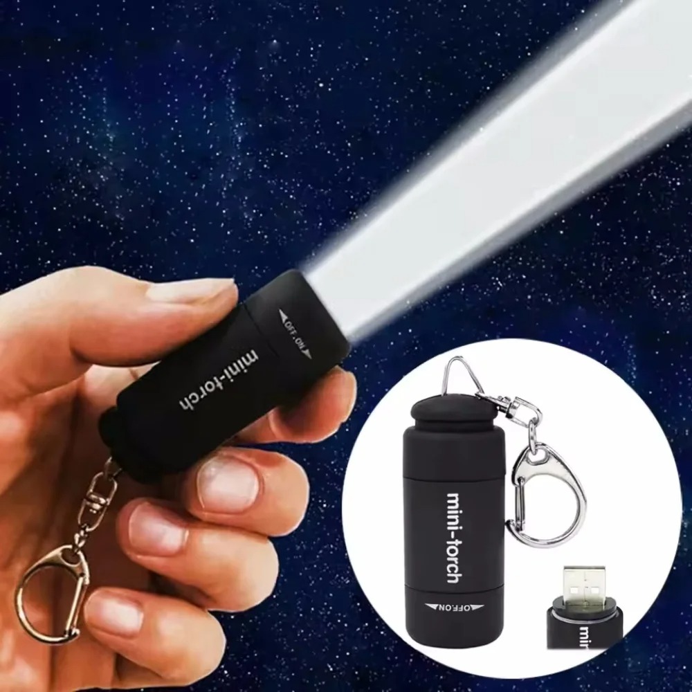 1PC Pocket Keychain Flashlight - Outdoor Lighting Usa ulasan dan harga