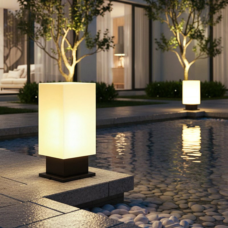 Luminous floor lamp courtyard  - Outdoor Lighting For Garden ulasan dan harga
