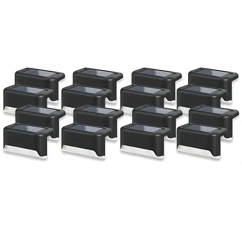AT02-Solar Ledstep Lights 16 P - Outdoor Lighting On Stairs ulasan dan harga
