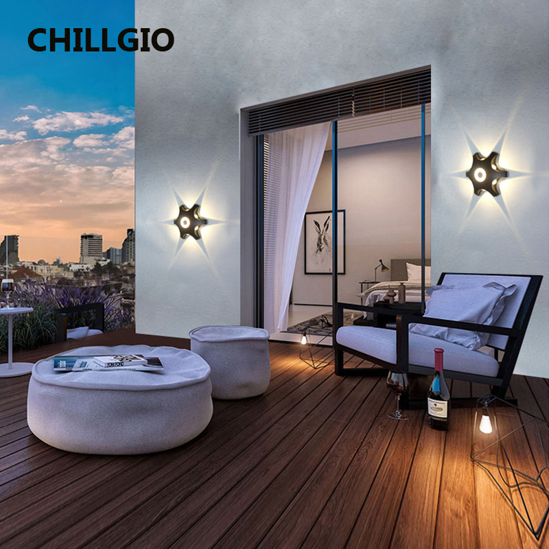 CHILLGIO Nordic Wall Lamps Out - Outdoor Lighting For Garden ulasan dan harga