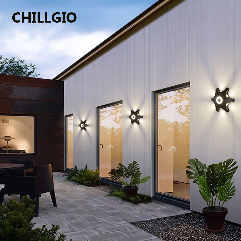 CHILLGIO Nordic Wall Lamps Out - Outdoor Lighting For Garden ulasan dan harga