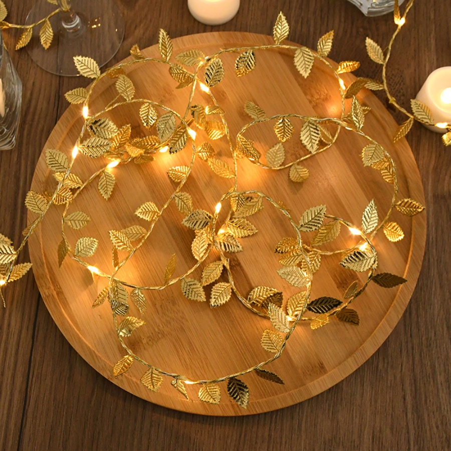 Golden Leaf Rattan Copper Wire - Outdoor Lighting Wire ulasan dan harga