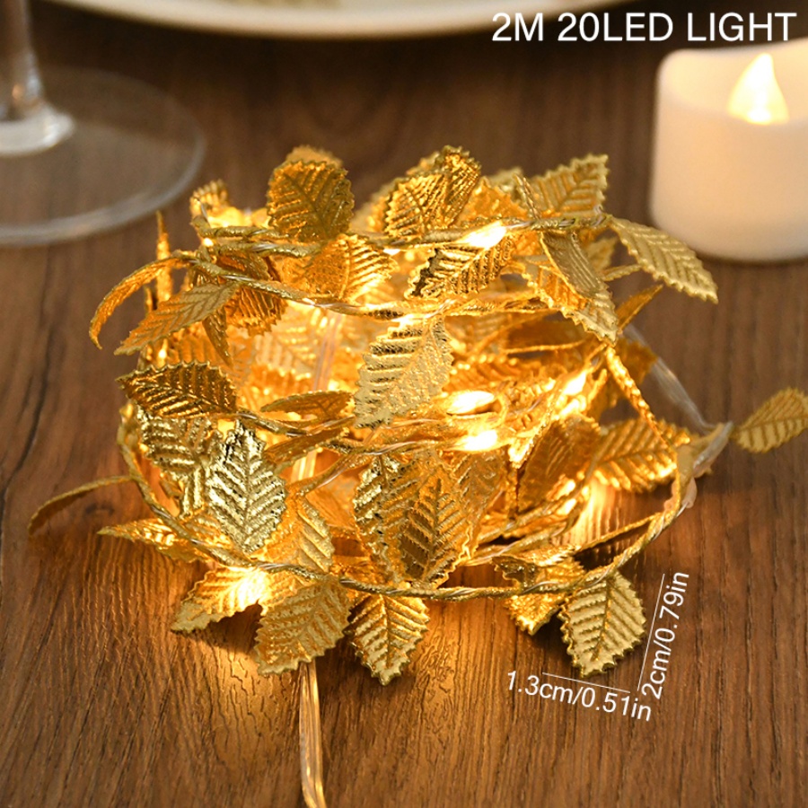 Golden Leaf Rattan Copper Wire - Outdoor Lighting Wire ulasan dan harga
