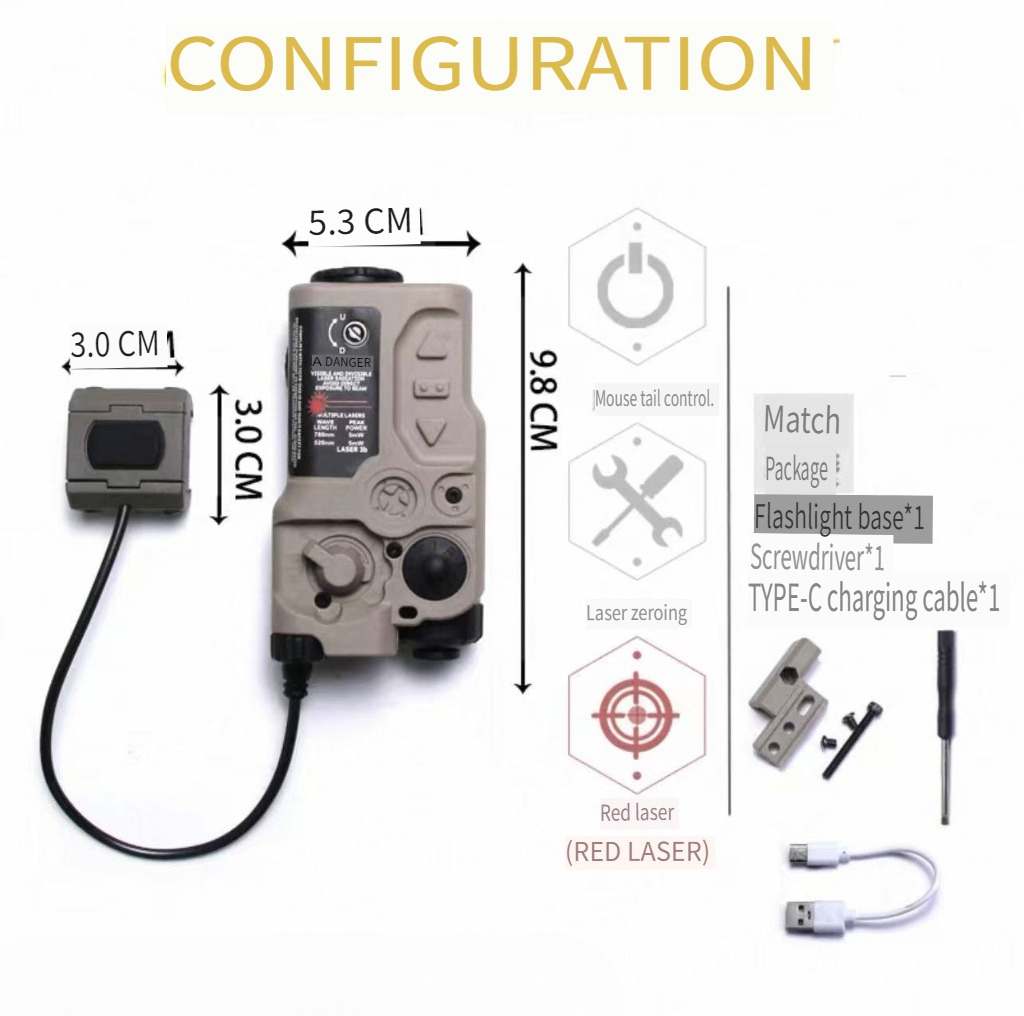 RAID-X RG Tactical Light Modul - Outdoor Lighting Install ulasan dan harga