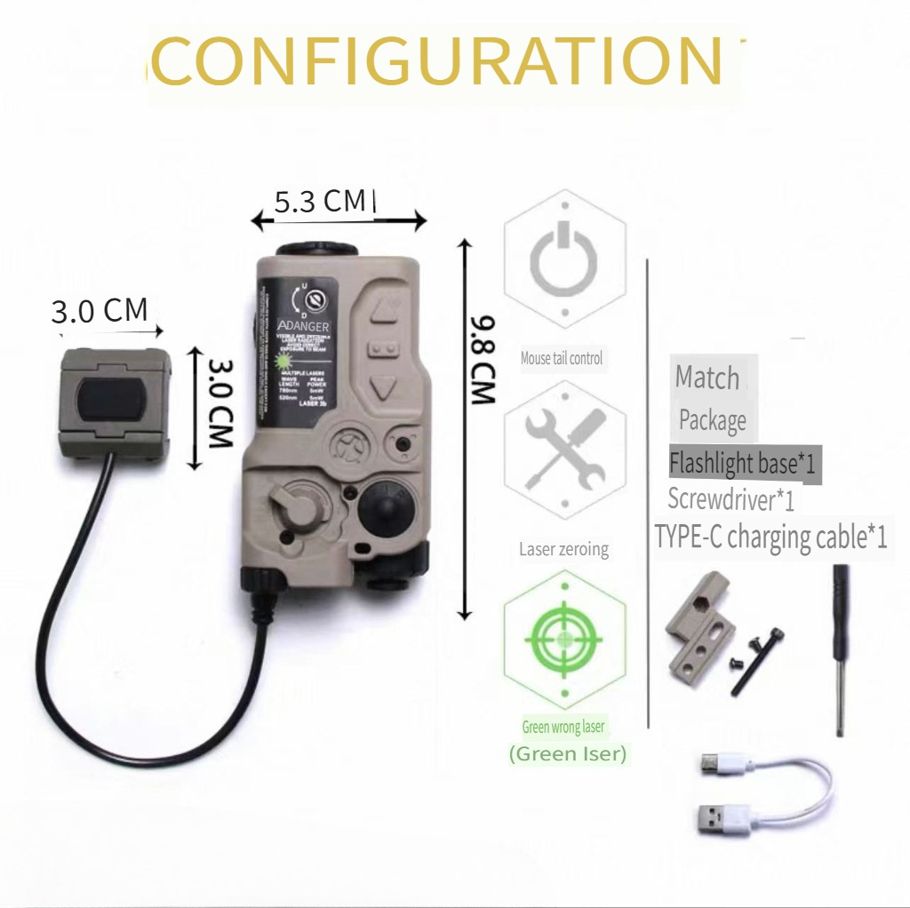 RAID-X RG Tactical Light Modul - Outdoor Lighting Install ulasan dan harga