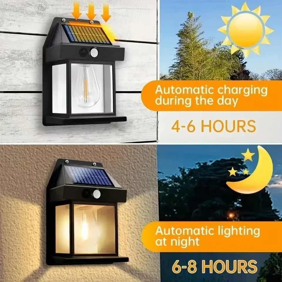 Outdoor Solar Tungsten Wall Li - Outdoor Lighting With Motion Sensor ulasan dan harga