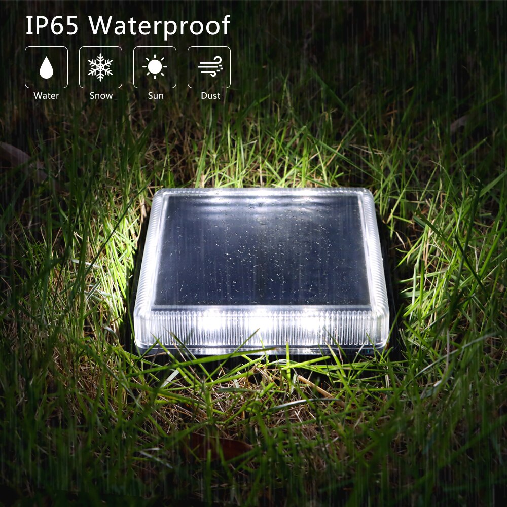 12 LEDs Solar Deck Light Large - Outdoor Lighting On Stairs ulasan dan harga
