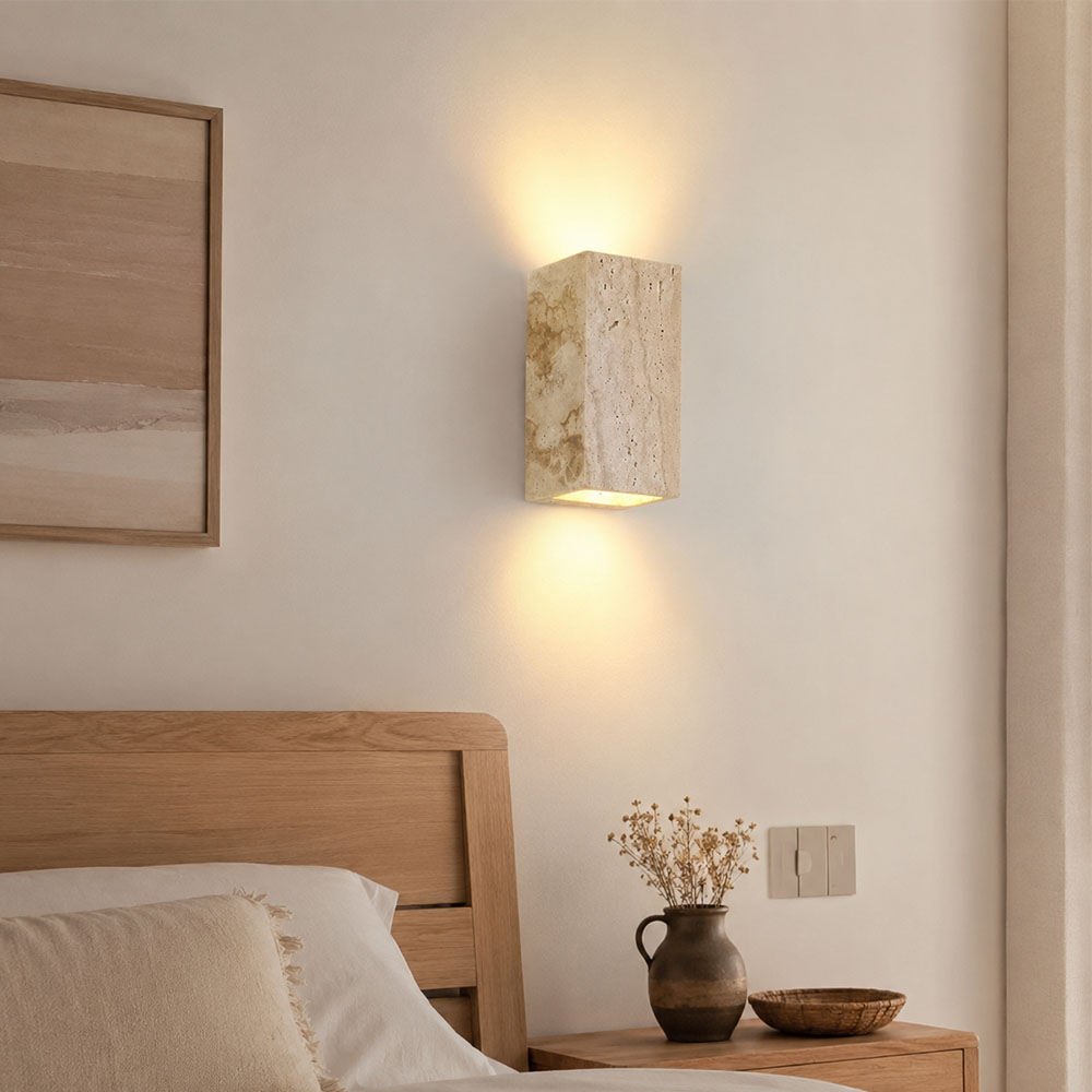 Natural Stone Wall Lamp IP65 O - Xl Outdoor Lighting ulasan dan harga