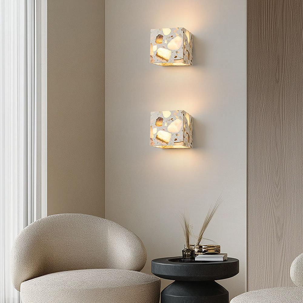 Natural Stone Wall Lamp IP65 O - Xl Outdoor Lighting ulasan dan harga