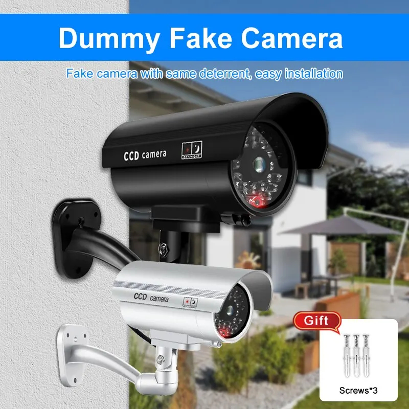 1PC Dummy Security Camera Watr - Outdoor Lighting Wire ulasan dan harga