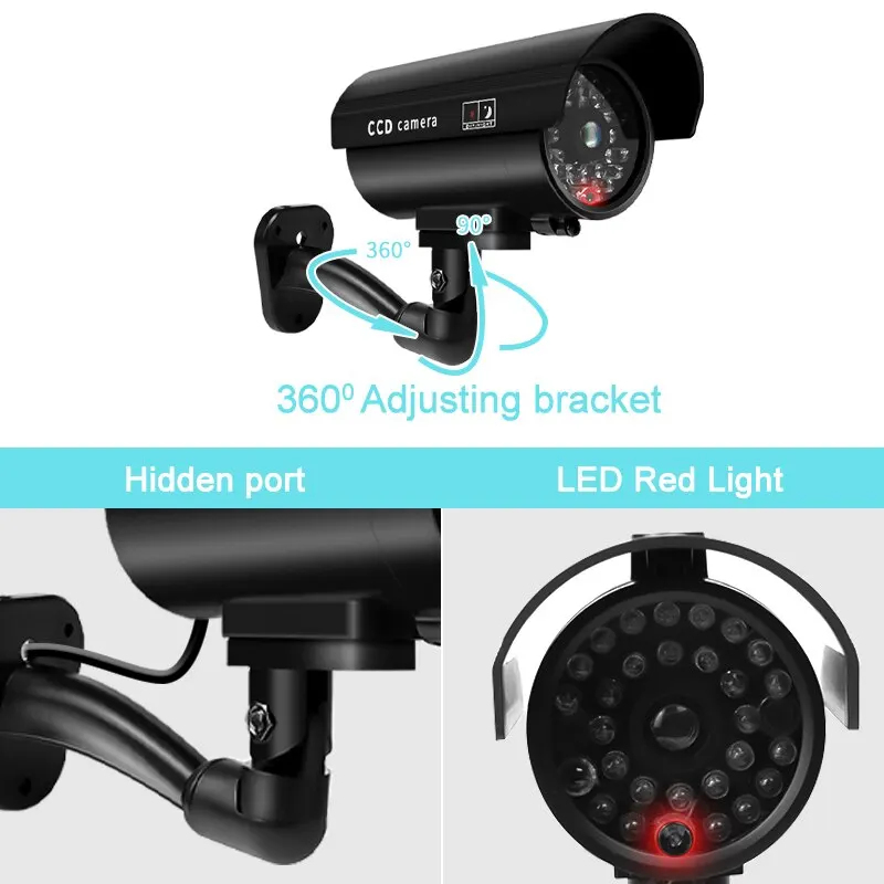 1PC Dummy Security Camera Watr - Outdoor Lighting Wire ulasan dan harga