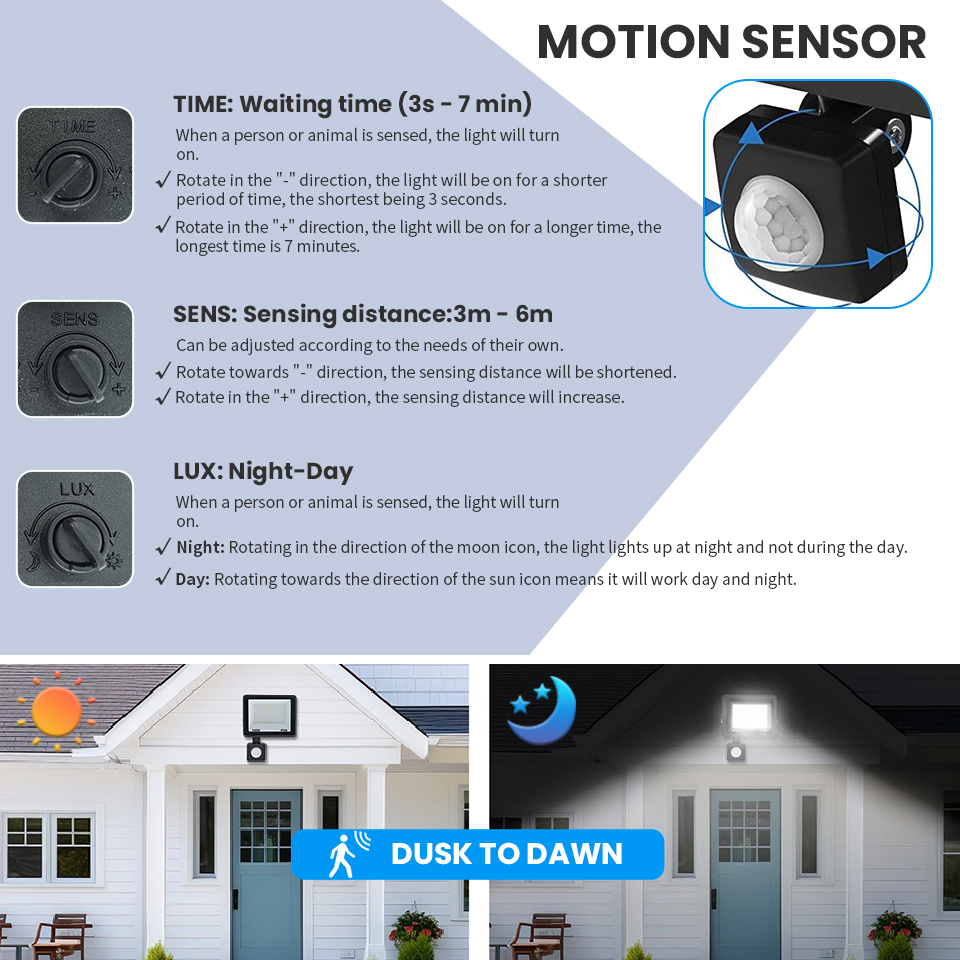 LED Flood Light PIR Motion Sen - Xl Outdoor Lighting ulasan dan harga
