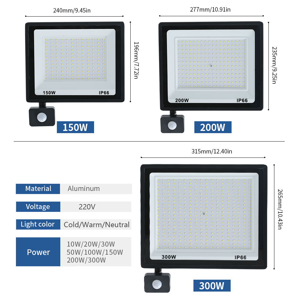 LED Flood Light PIR Motion Sen - Xl Outdoor Lighting ulasan dan harga