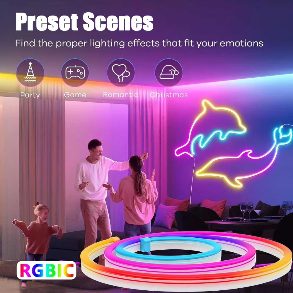 WISCOLOR 24V TUYA WIFI Neon St - Xl Outdoor Lighting ulasan dan harga