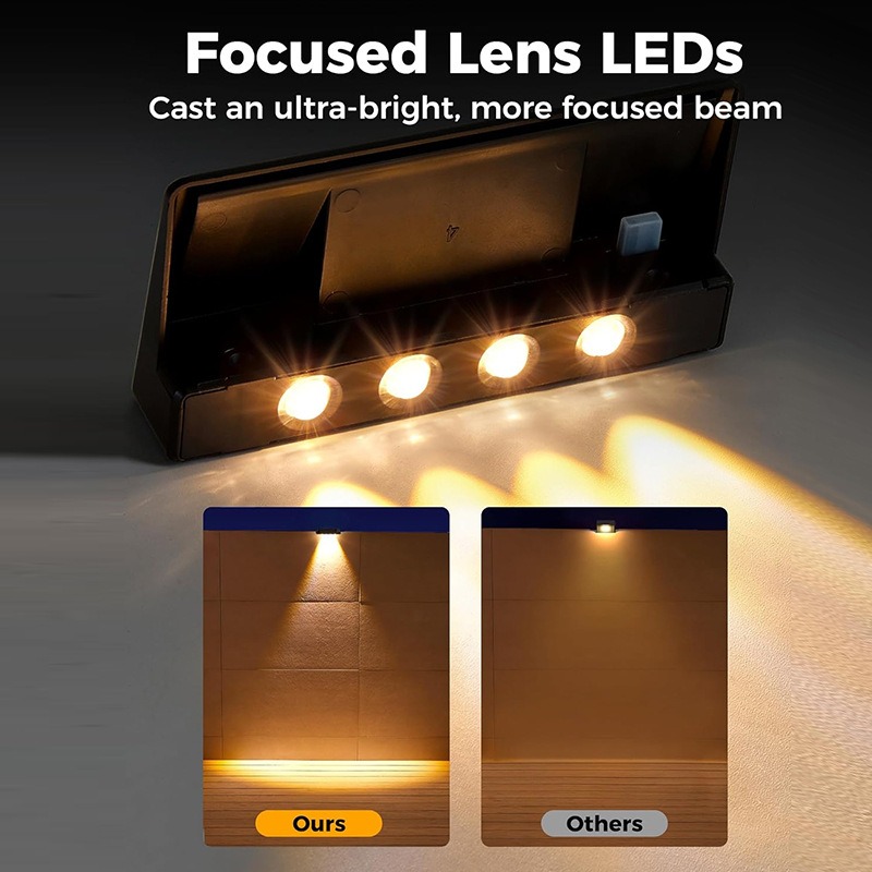 1-2 Pack Solar Wall Lights 4 L - Xl Outdoor Lighting ulasan dan harga