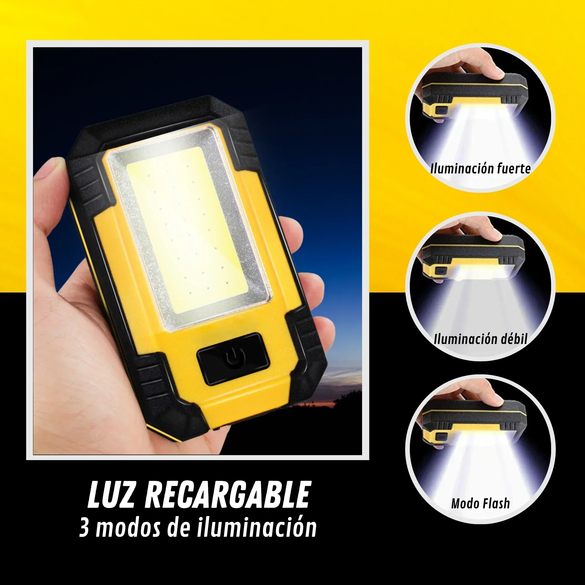 Portable 4000MaH Rechargeable  - Outdoor Lighting Usa ulasan dan harga