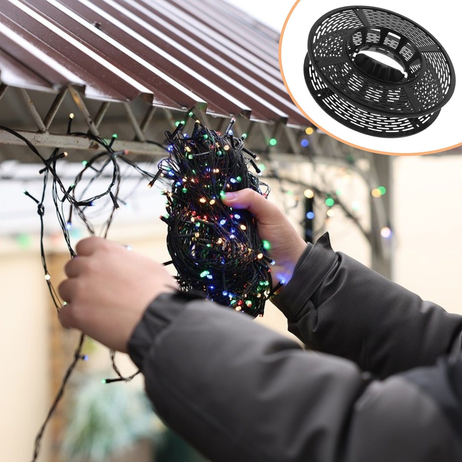 2Pcs Holiday Light Storage Ree - Outdoor Lighting Wire ulasan dan harga