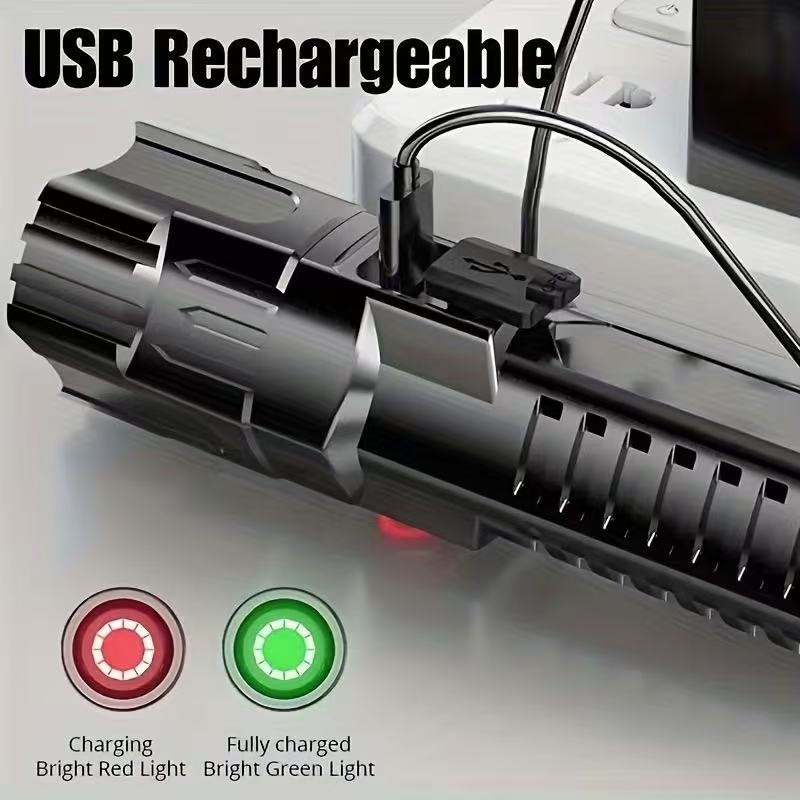 New High-power Led Flashlight  - Outdoor Lighting Guide ulasan dan harga