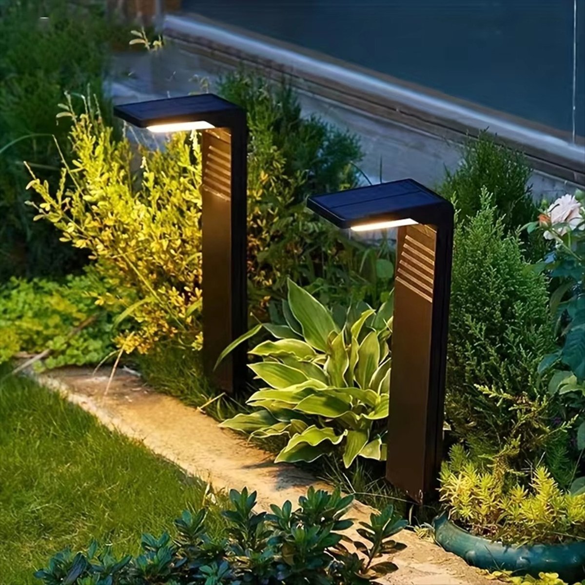 Y17A Outdoor Solar Garden Ligh - Outdoor Lighting Install ulasan dan harga