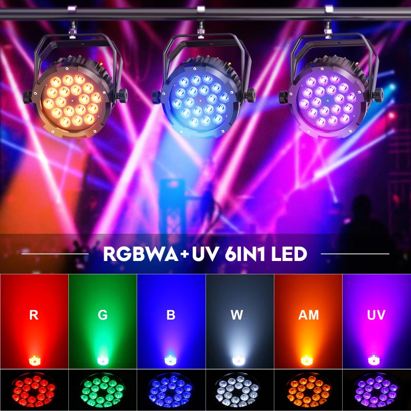 4Pcs 18X10W IP65 Waterproof Pa - Outdoor Lighting Waterproof ulasan dan harga