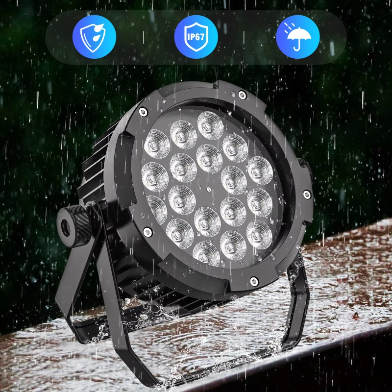 4Pcs 18X10W IP65 Waterproof Pa - Outdoor Lighting Waterproof ulasan dan harga