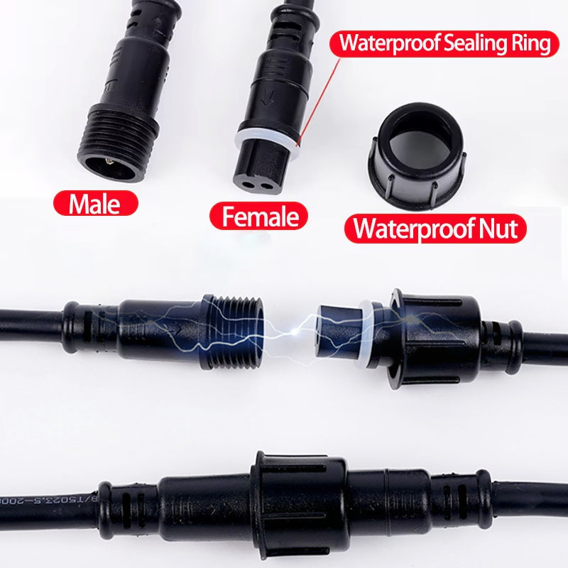Waterproof Wire Connector Set  - Outdoor Lighting Wire ulasan dan harga