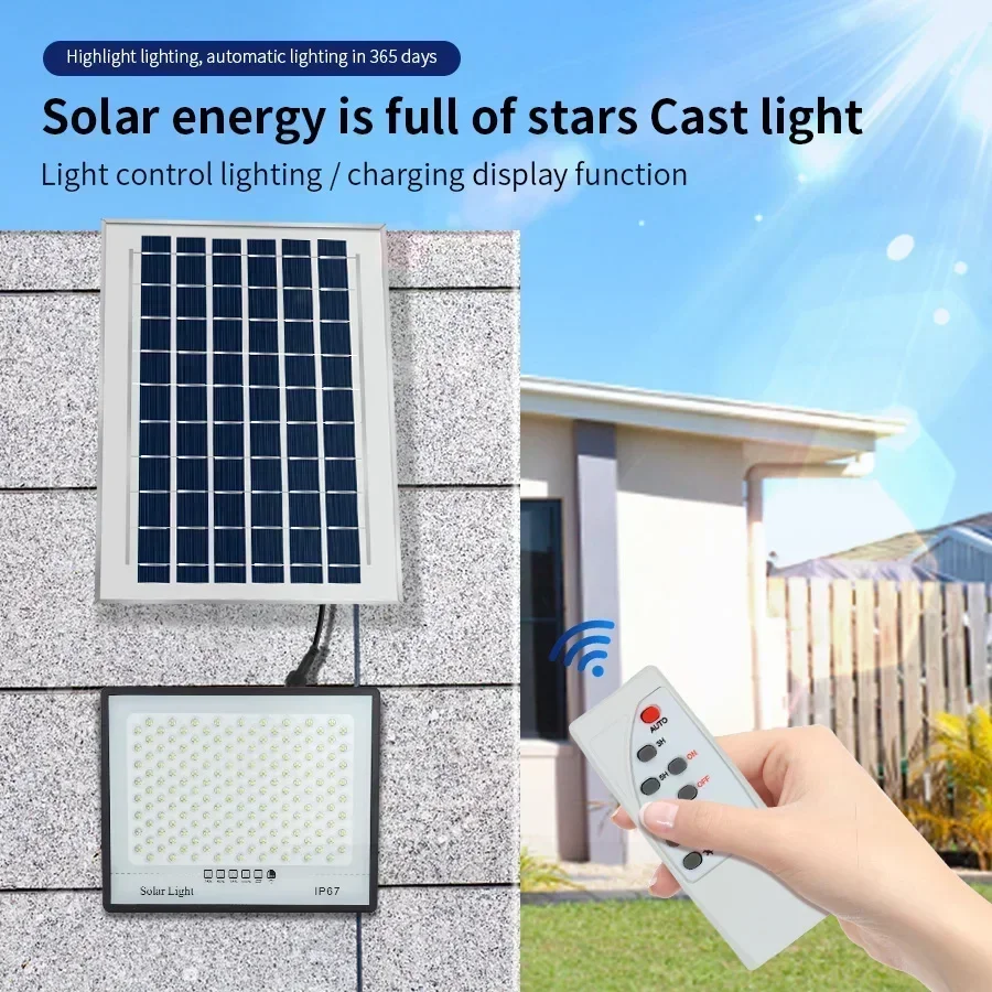 500W Solar Lights Outdoor Gard - Xl Outdoor Lighting ulasan dan harga