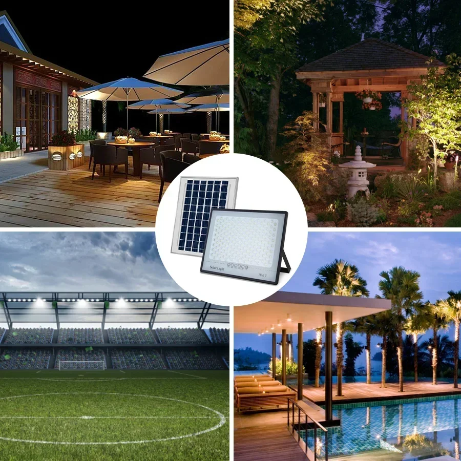 500W Solar Lights Outdoor Gard - Xl Outdoor Lighting ulasan dan harga