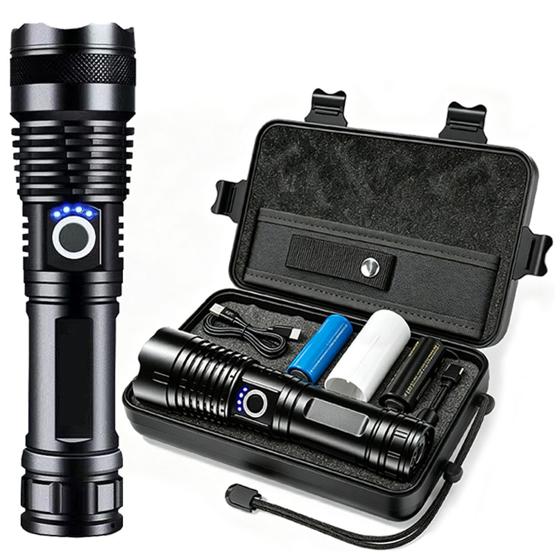 Portable LED Strong Light Flas - Outdoor Lighting Guide ulasan dan harga