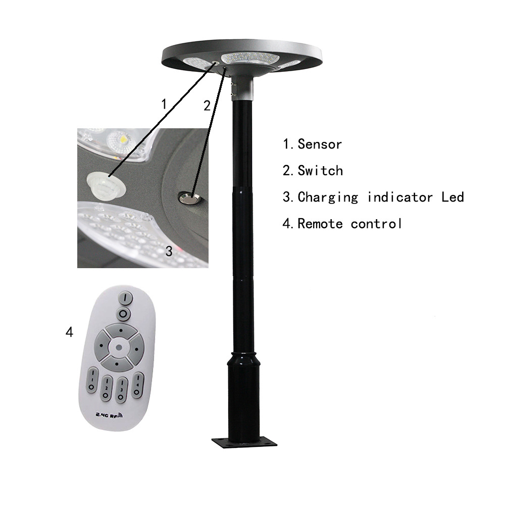 Waterproof IP65 UFO Solar LED  - Outdoor Lighting Waterproof ulasan dan harga