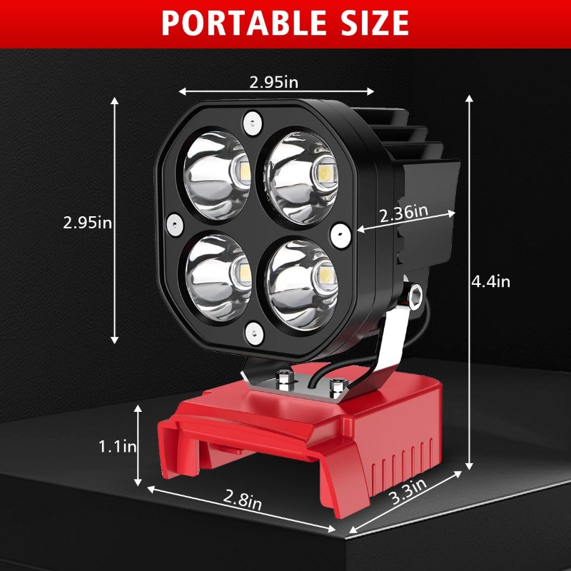 Portable Wireless Construction - Outdoor Lighting Milwaukee ulasan dan harga