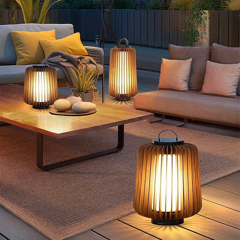 Luminous floor lamp courtyard  - Outdoor Lighting For Garden ulasan dan harga