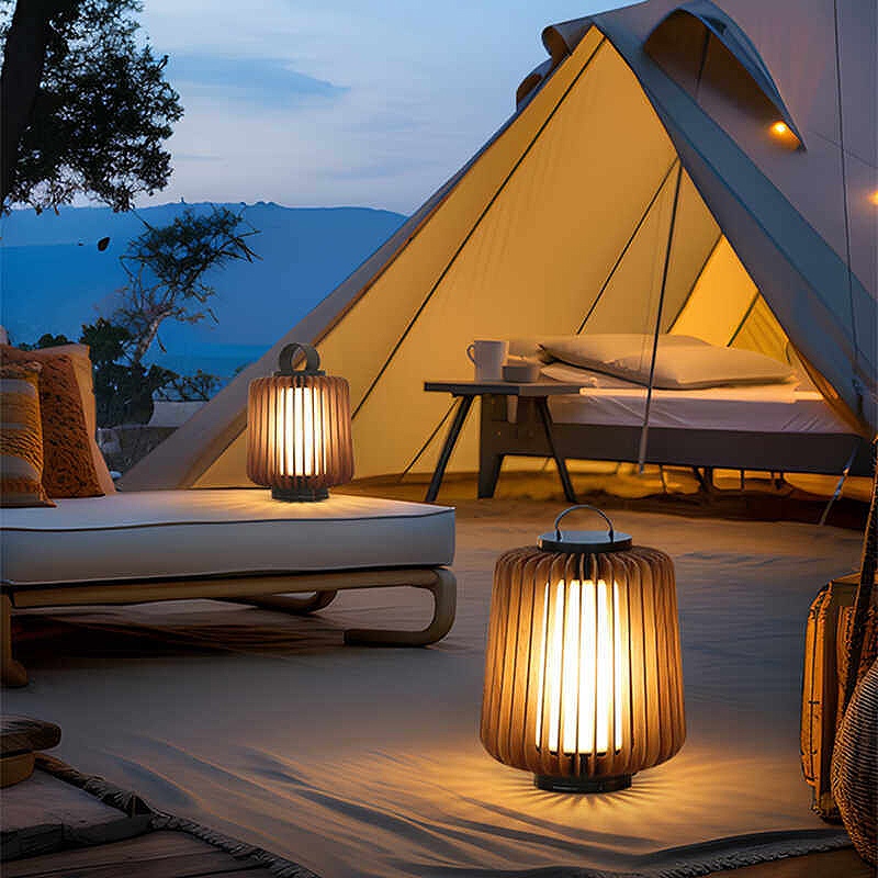 Luminous floor lamp courtyard  - Outdoor Lighting For Garden ulasan dan harga