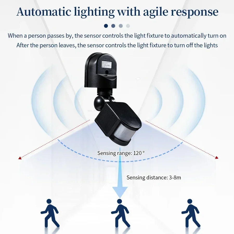 12V PIR Motion Sensor 110-240V - Outdoor Lighting With Motion Sensor ulasan dan harga